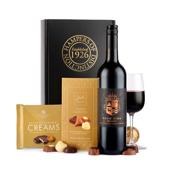 Red Wine & Chocolates Hamper image