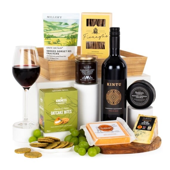 Cheese and Wine Gift Tray image