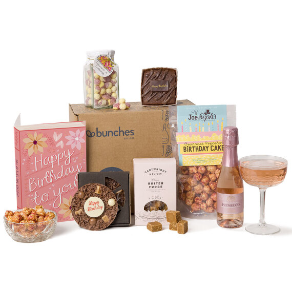 Pink Prosecco Birthday Treats Hamper image