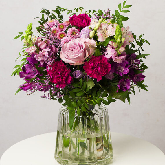 Image of Luxe Hand Tied Monthly Flower Gift