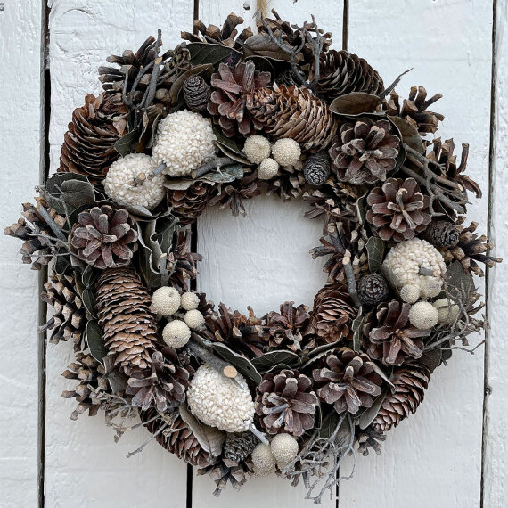 Frosted Woodland Wreath image