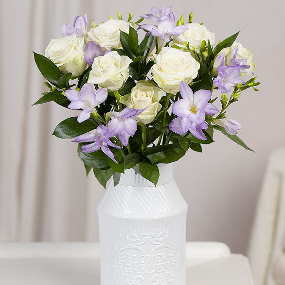 Freesias and Roses