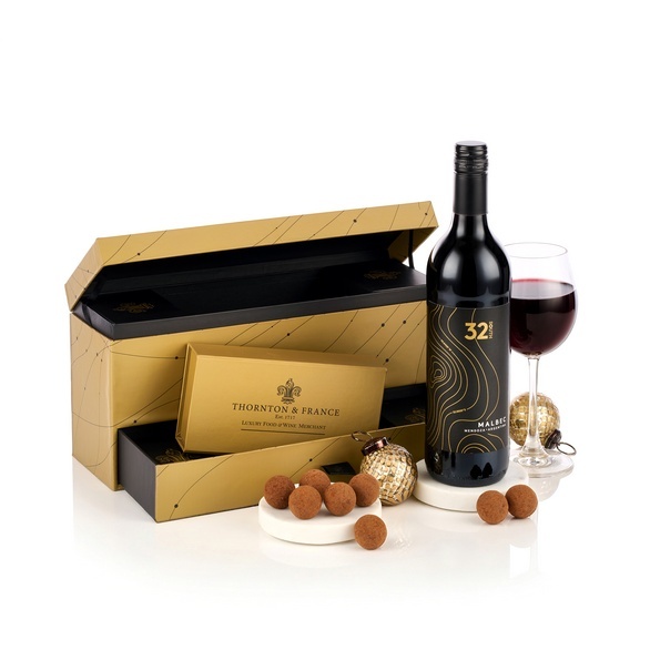 Image of Luxury Red Wine & Truffles Gift