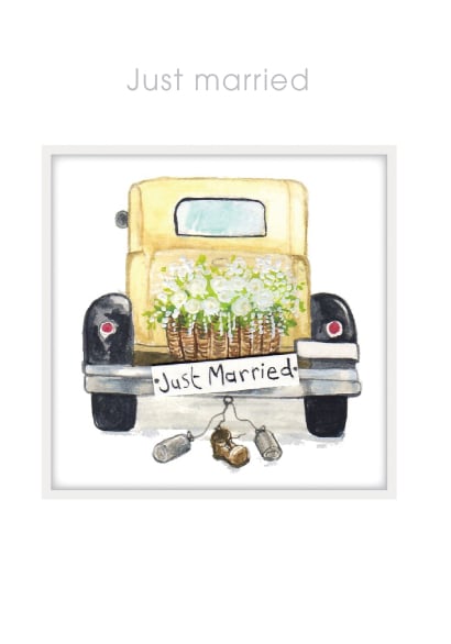 Image of Just Married Car