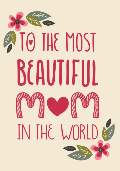 Image of Beautiful Mum Card