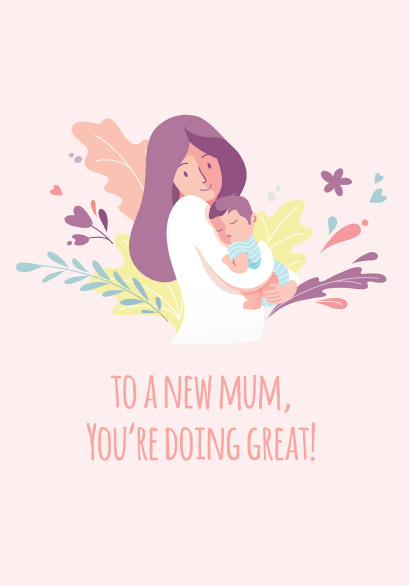 New Mum Baby Card