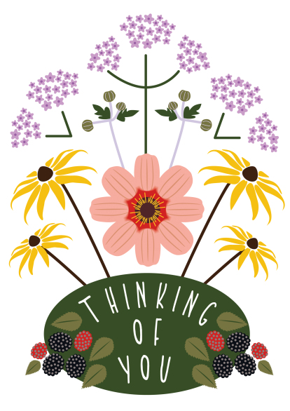 Thinking of You Autumnal Flowers