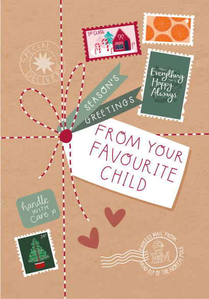 Image of From Your Favourite Child - Christmas Card