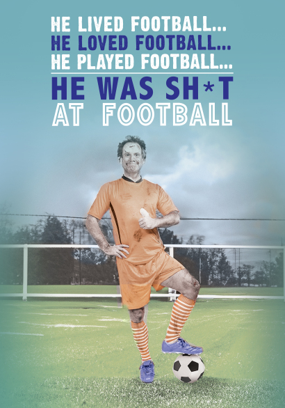 He Lived Loved & Played Football Card