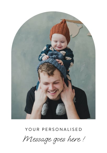 Image of Simple Arch Design Personalised Card