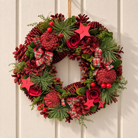 Image of Festive Woodland Wreath