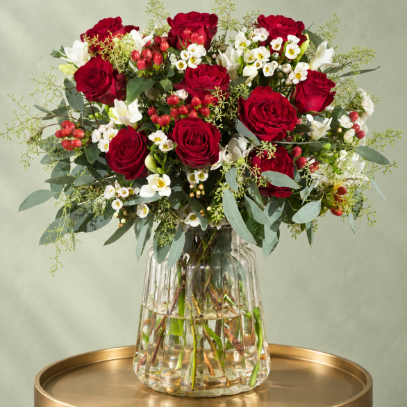 Image of Christmas Rose & Freesia Grande