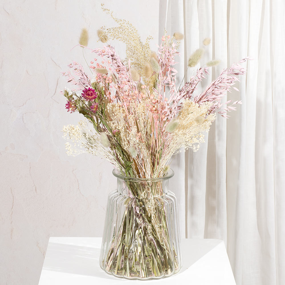 Photograph 1 of Rose Quartz Dried Flower Bouquet