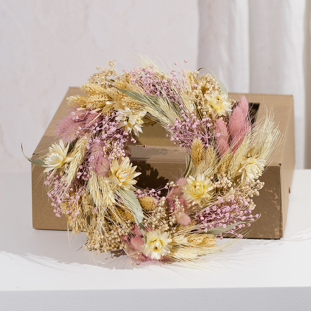 Photograph 3 of Blossom Blush Dried Wreath