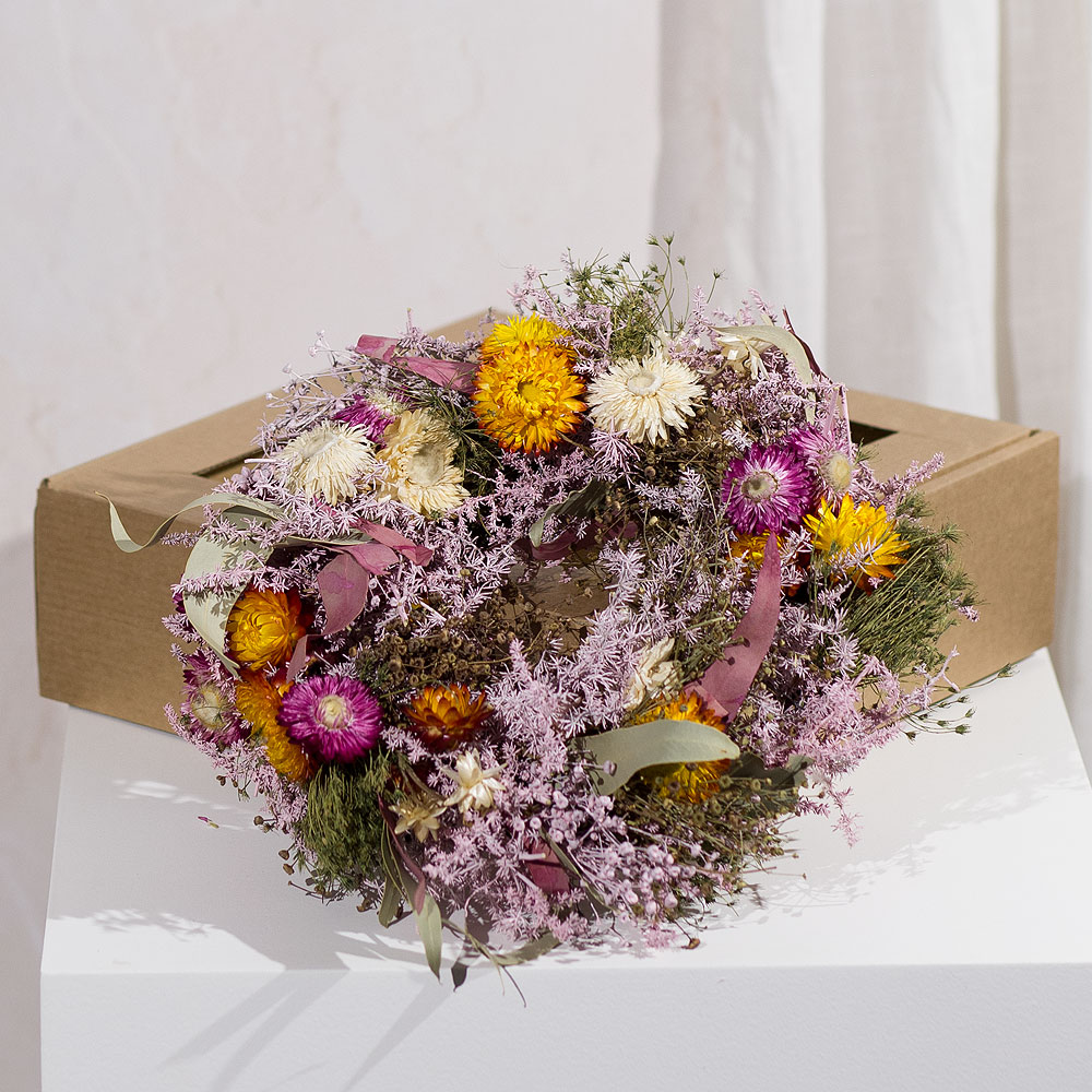 Photograph 3 of Floral Fields Dried Wreath