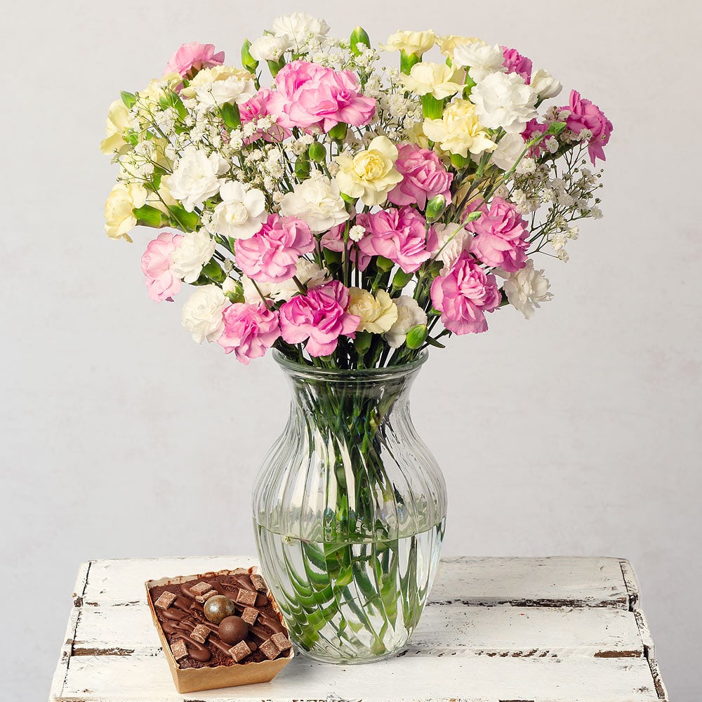 Flowers with Cake Delivery in Chennai in 2 hrs; Free Shipping