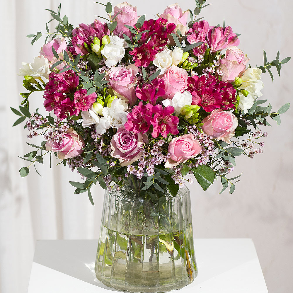 Photograph 1 of Luxury Roses and Freesias
