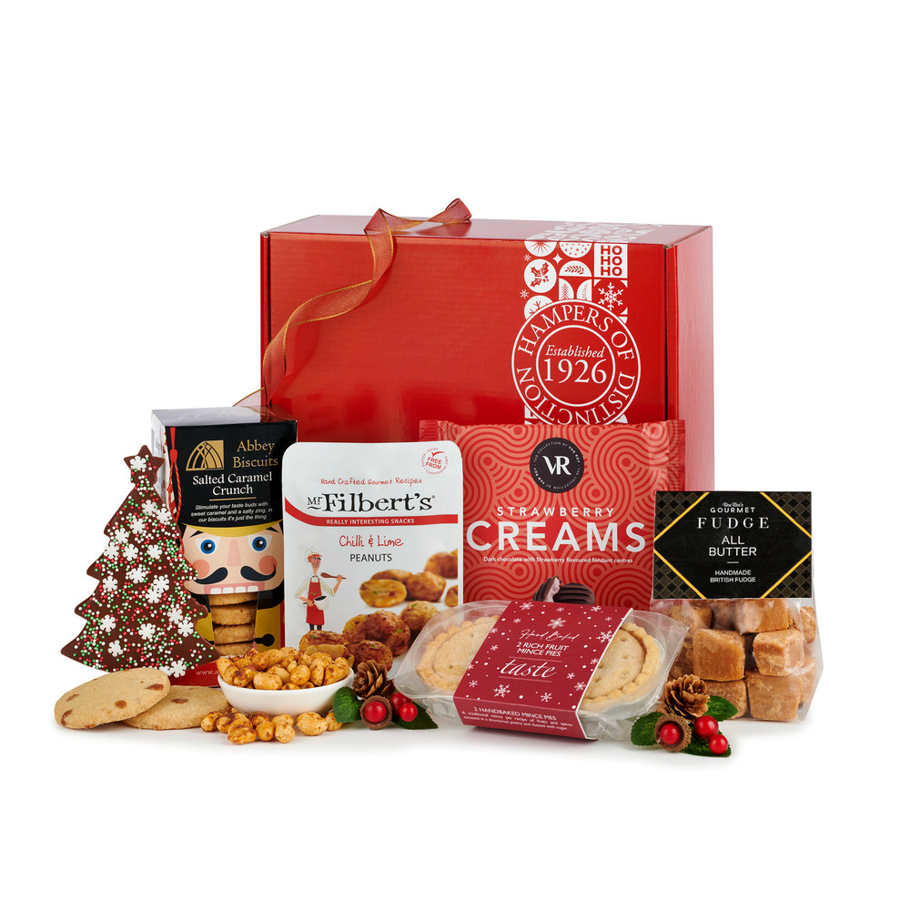 The Gold Star Christmas Hamper – Peach Hampers