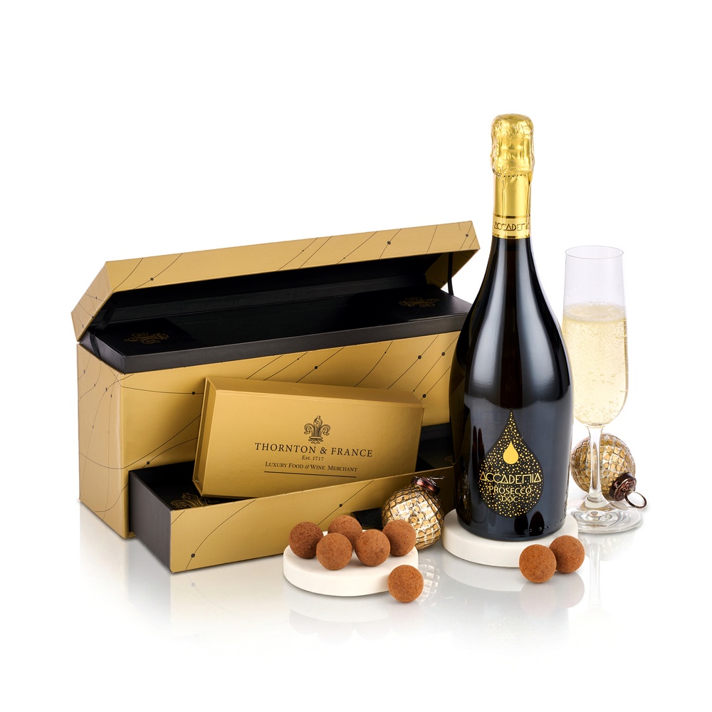 Photograph of Luxury Prosecco & Truffles Gift
