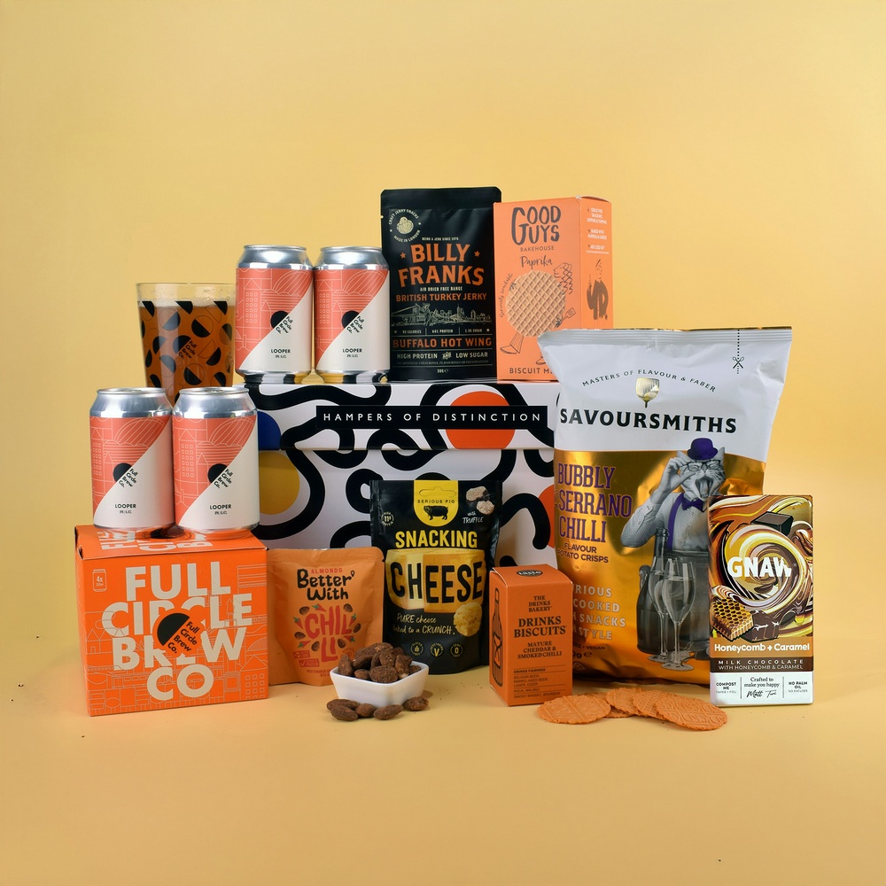 Photograph of Beer and Pub Snacks Gift Box