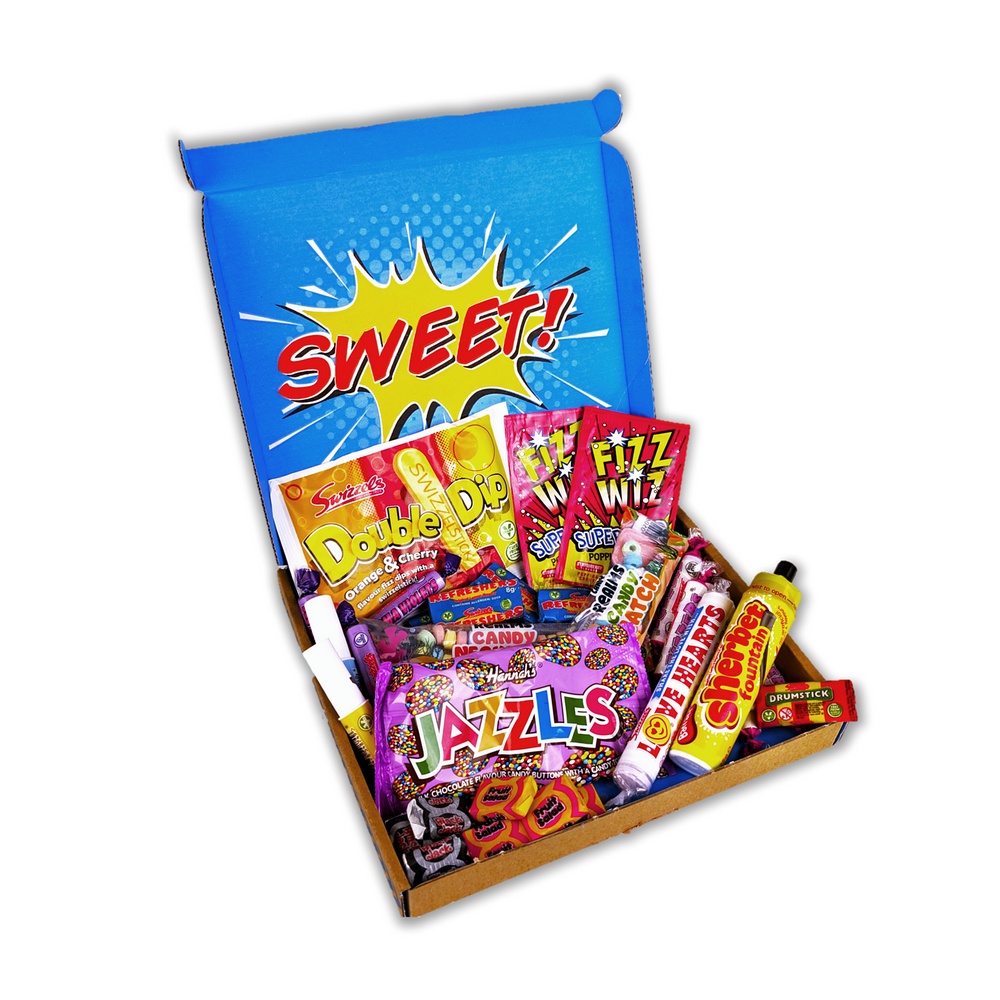 Photograph of Retro Sweets Letterbox Gift