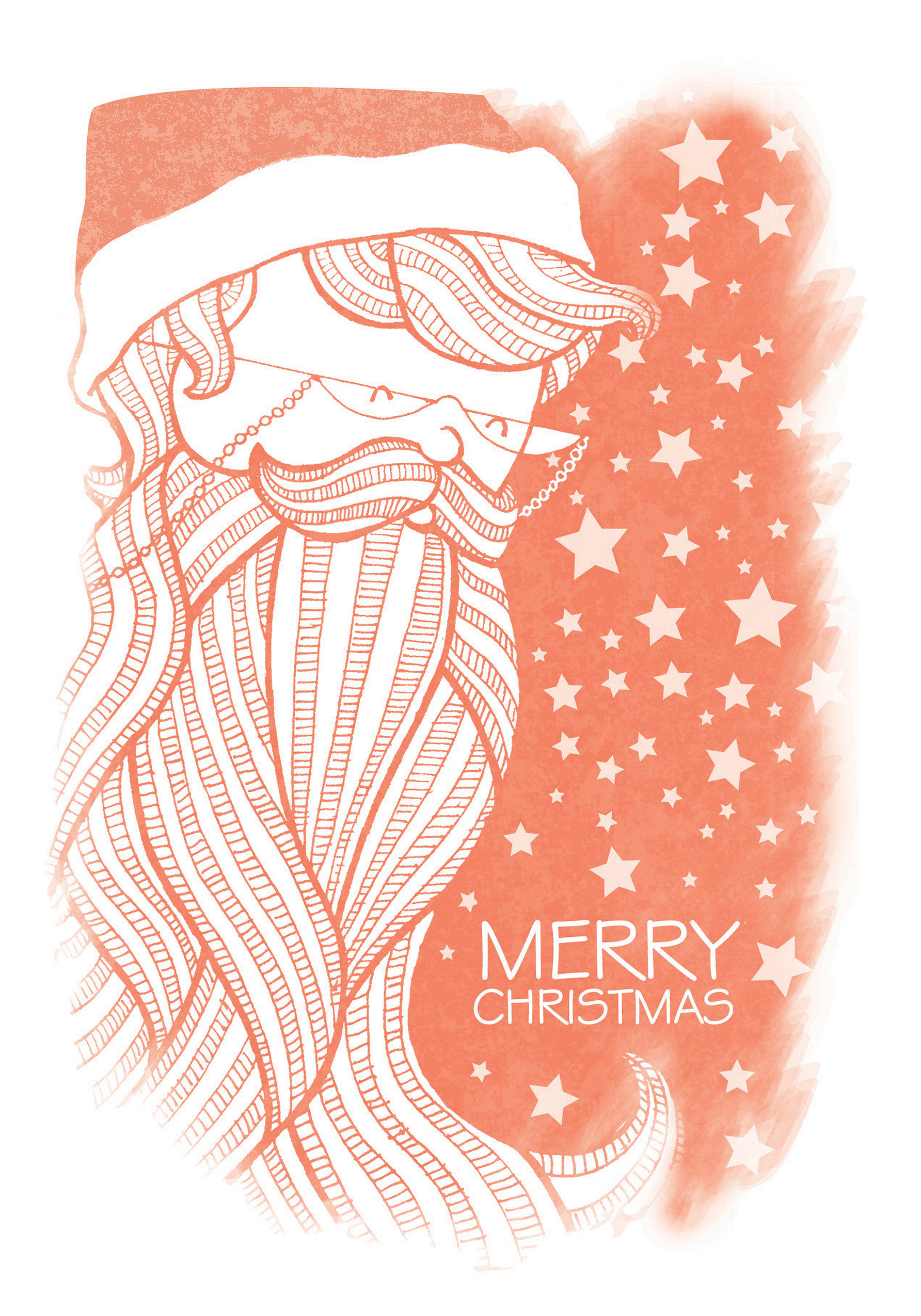 Photograph of Santa Clause Merry Christmas