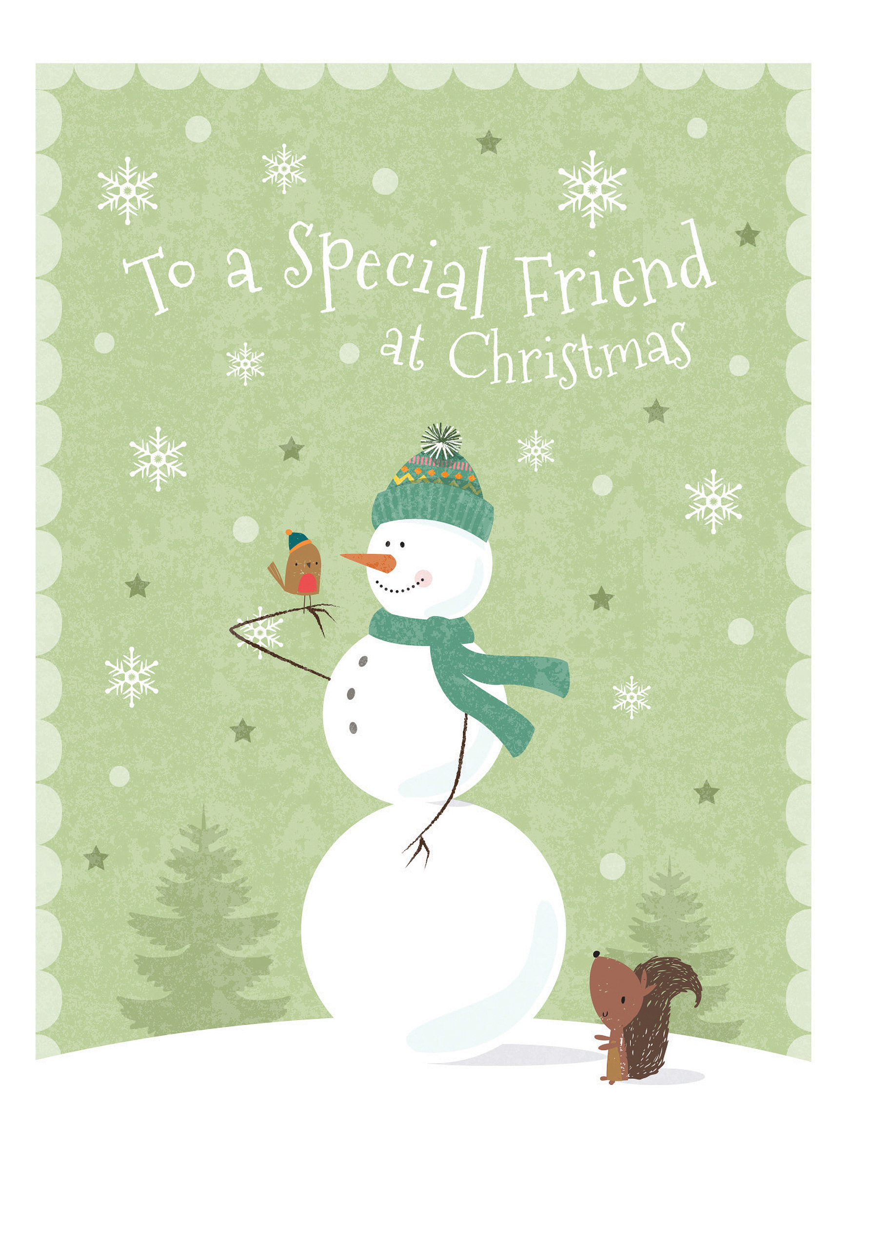 Photograph of Special Friend Snowman