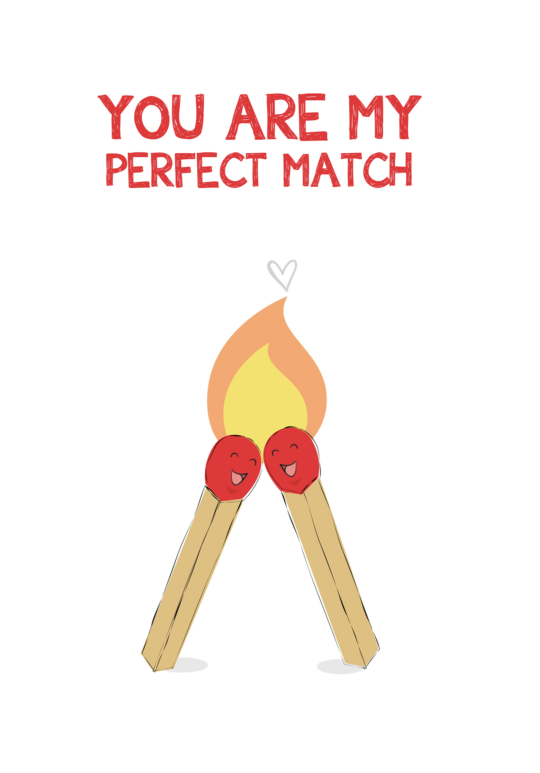 Photograph of Perfect Match Card
