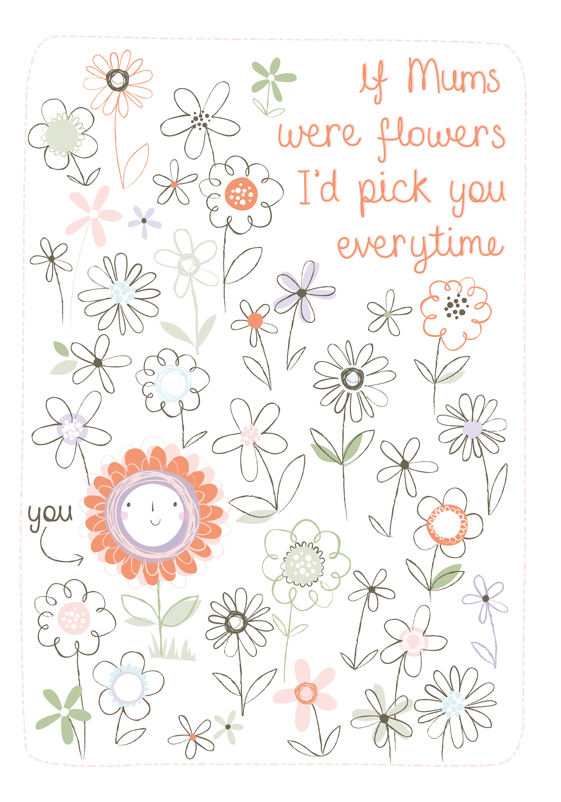Photograph of If Mums Were Flowers Card