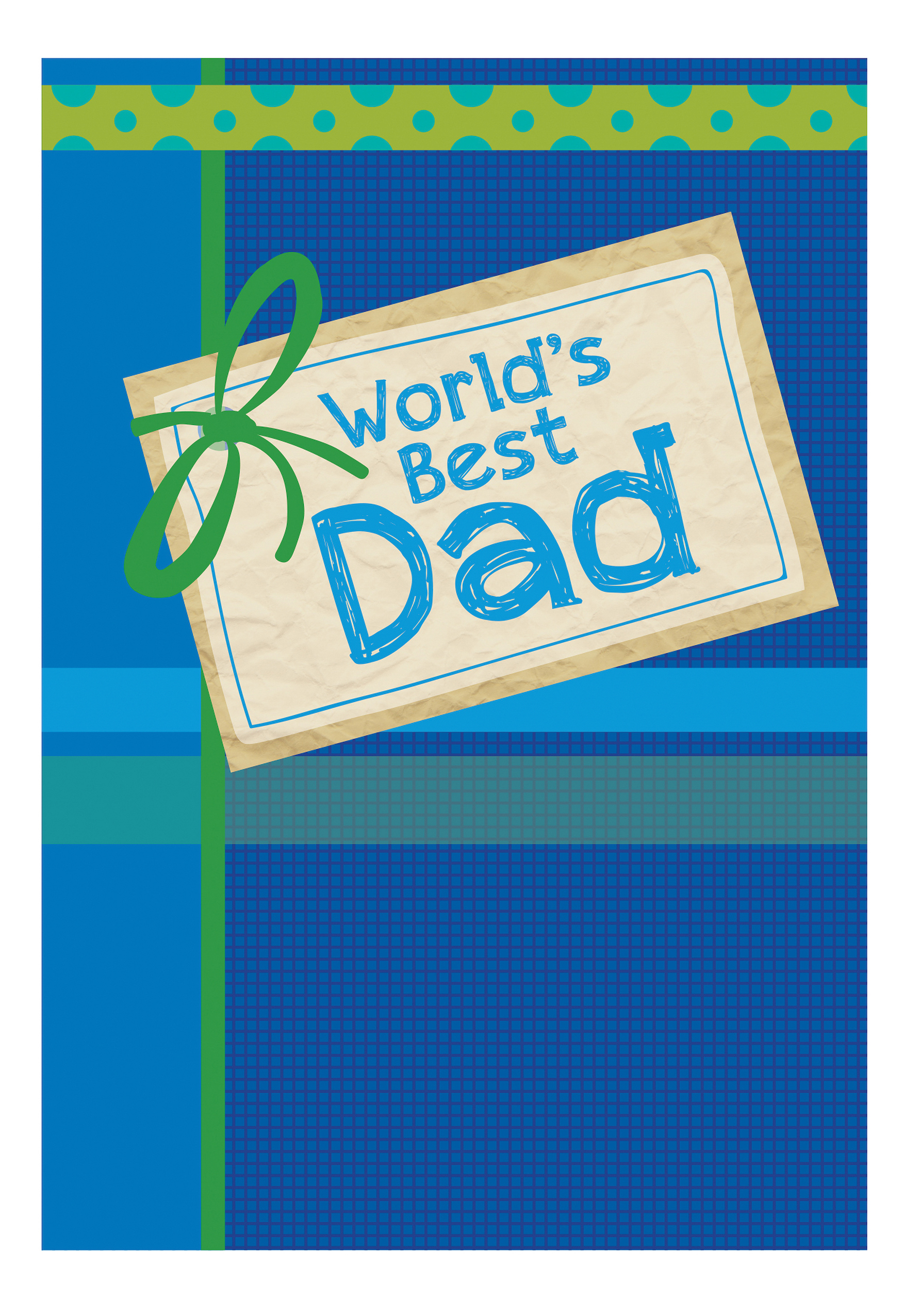 Photograph of World's Best Dad Card