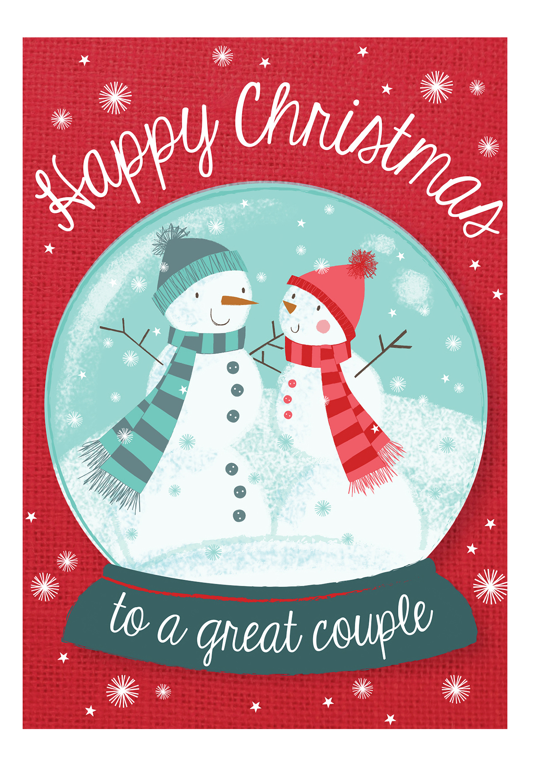 Photograph of Happy Christmas Couple