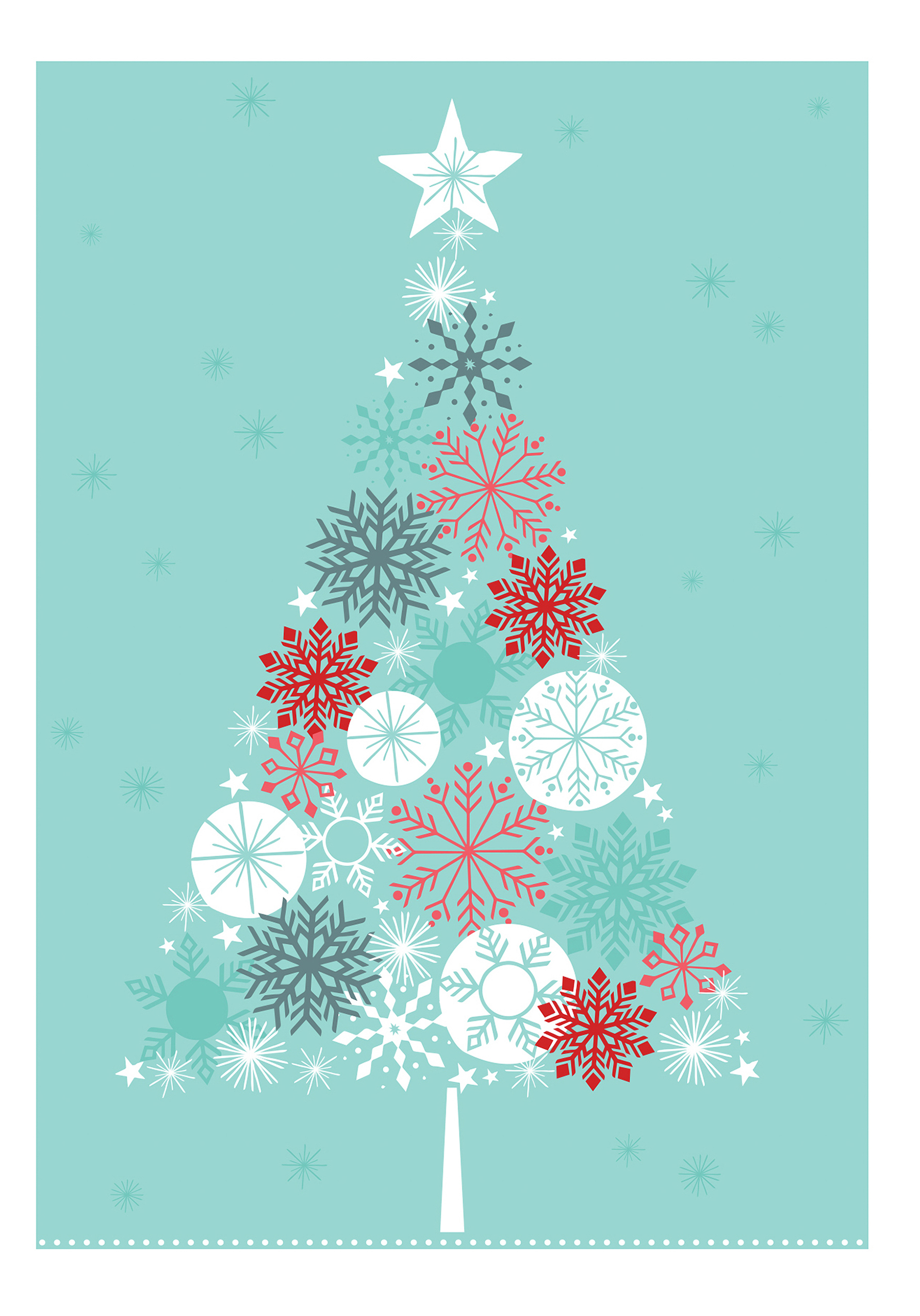 Photograph of Snowflake Christmas Tree