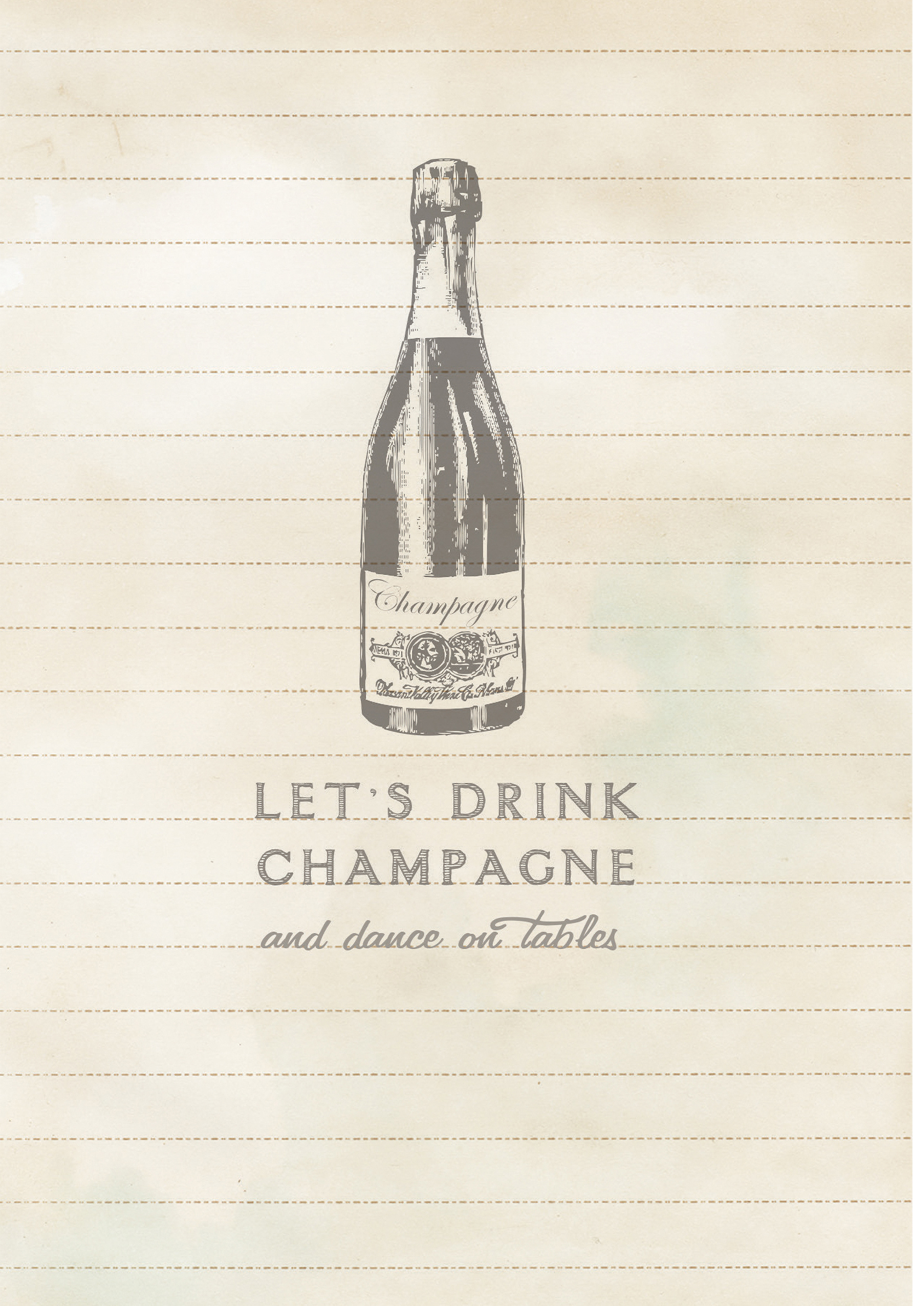 Photograph of Champagne Celebration