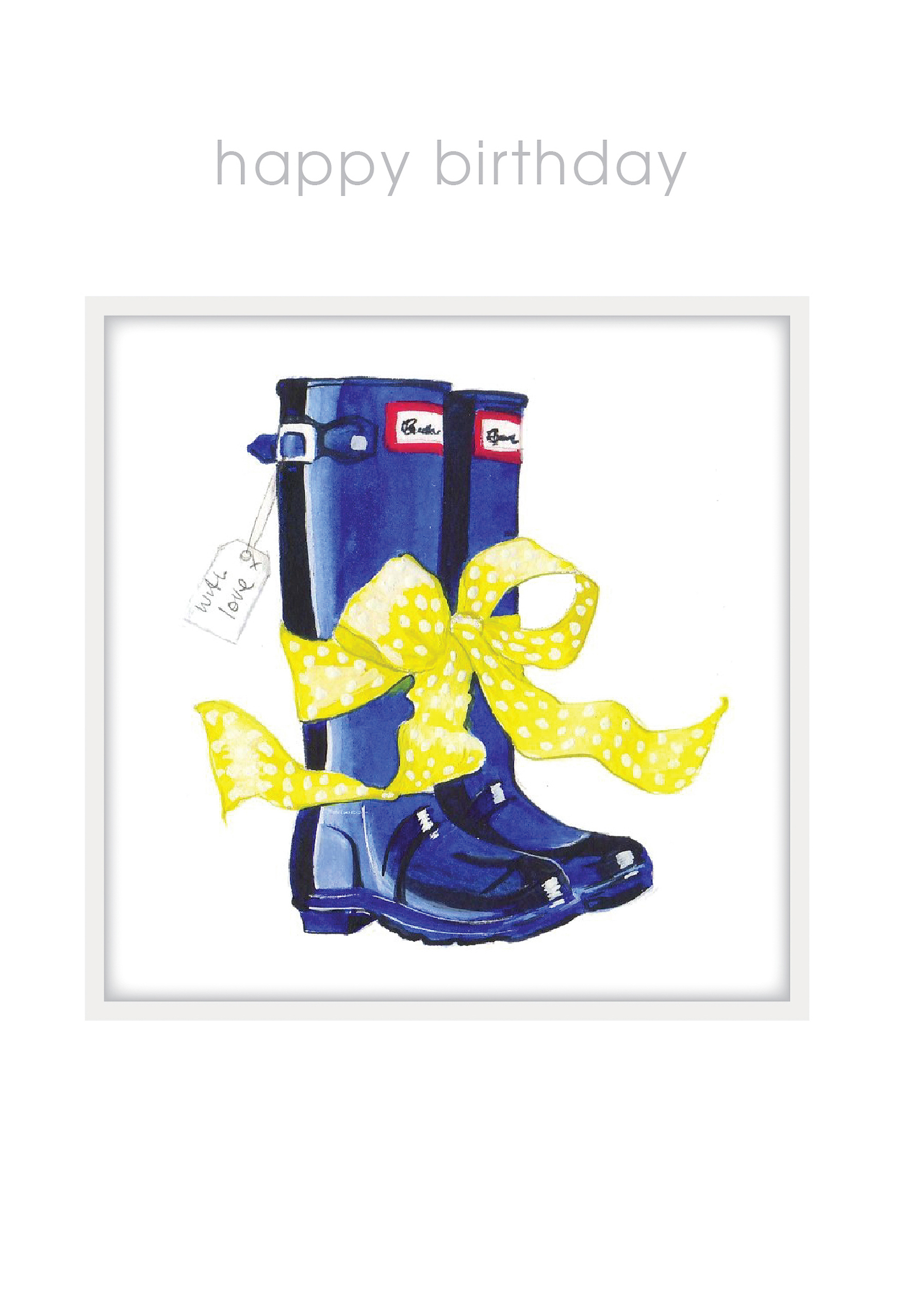 Photograph of Birthday Wellington Boots