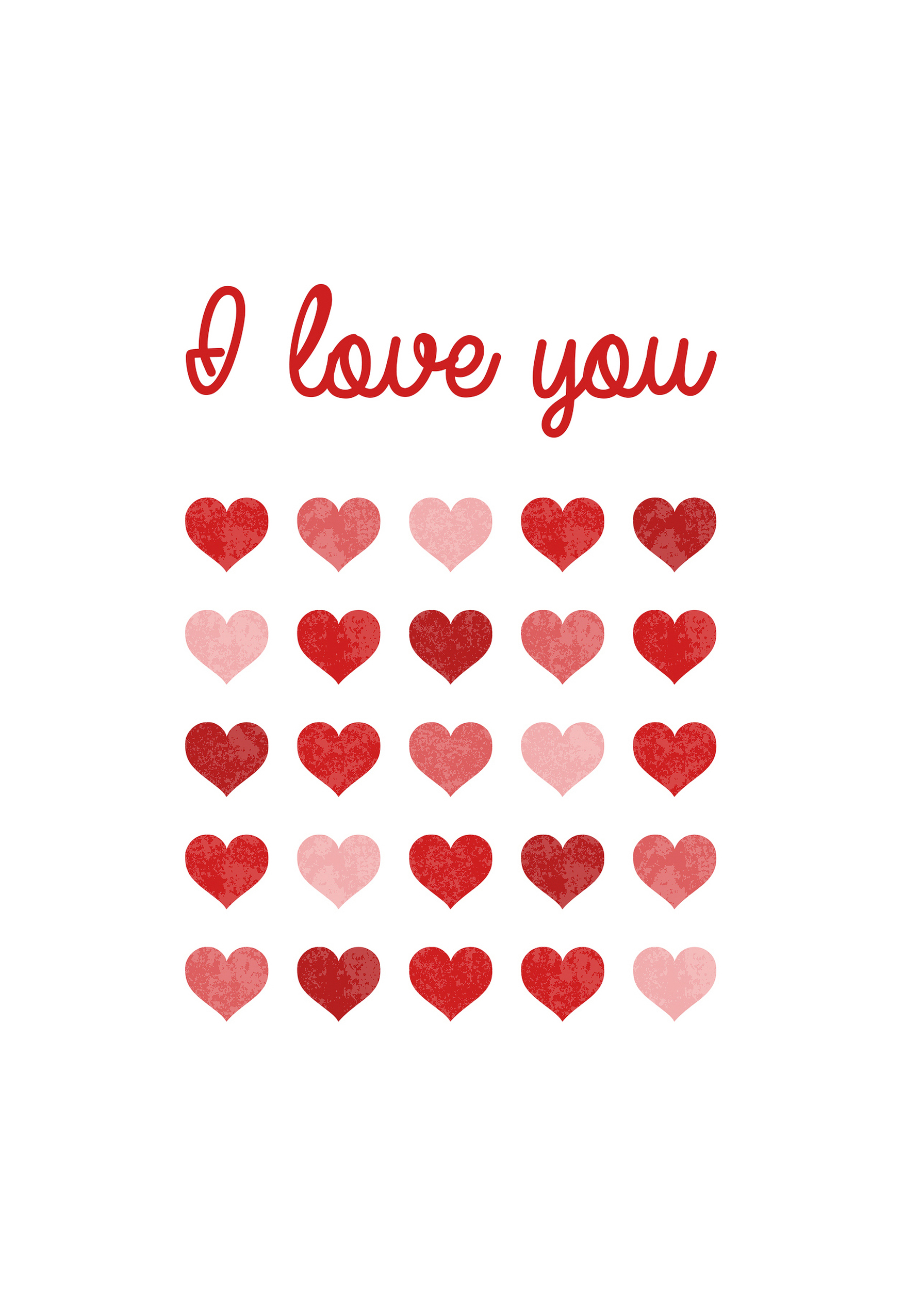I Love You Hearts | Greetings Cards Delivered | Bunches
