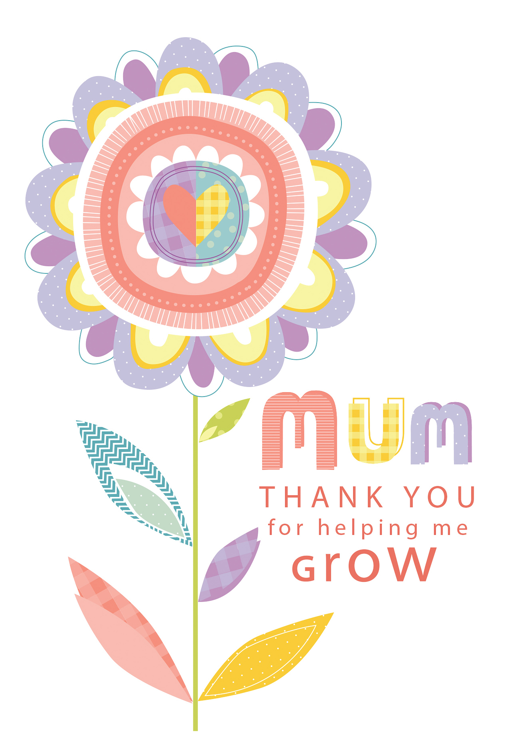 Photograph of Thank You Mum Flower