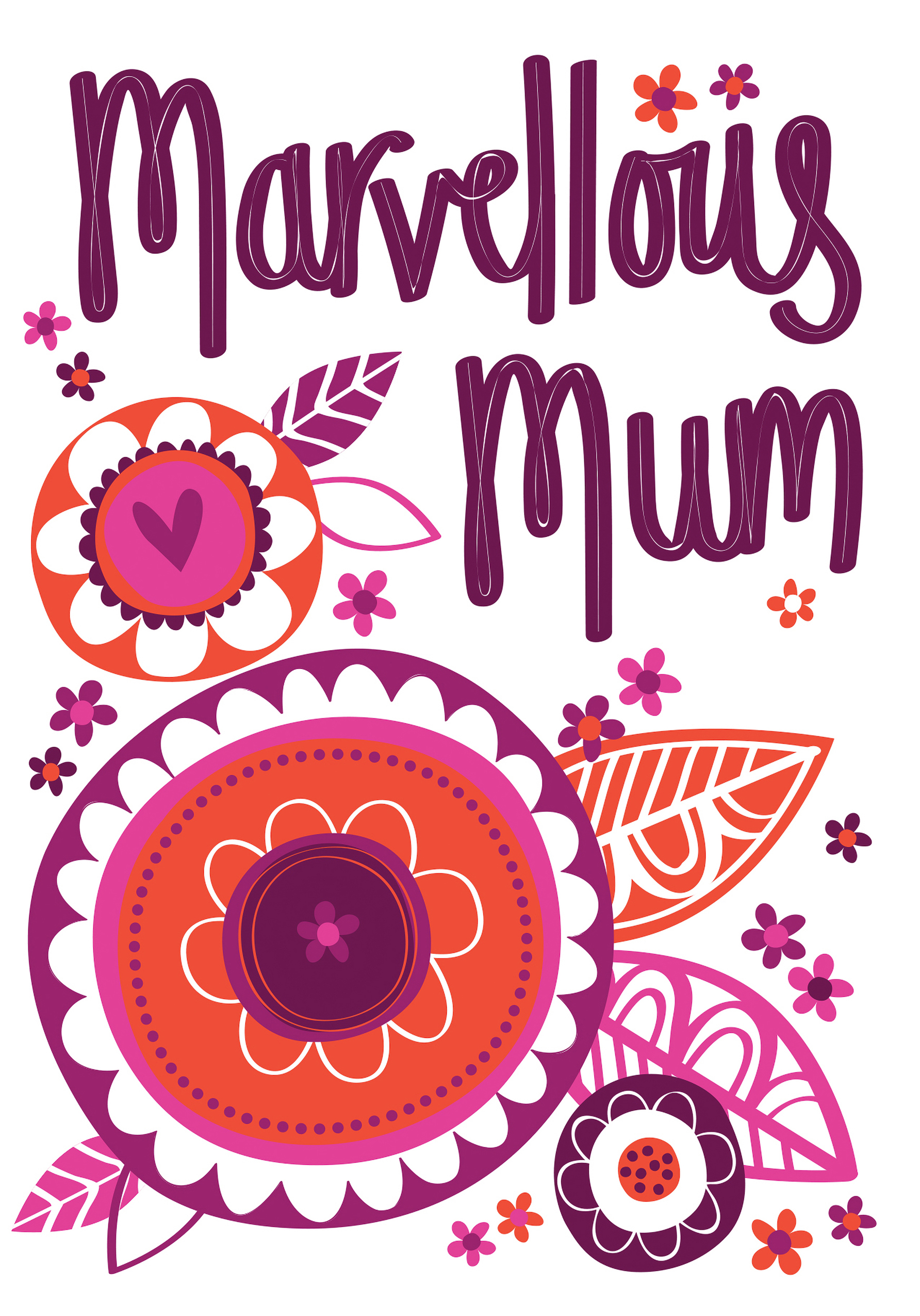Photograph of Marvellous Mum card