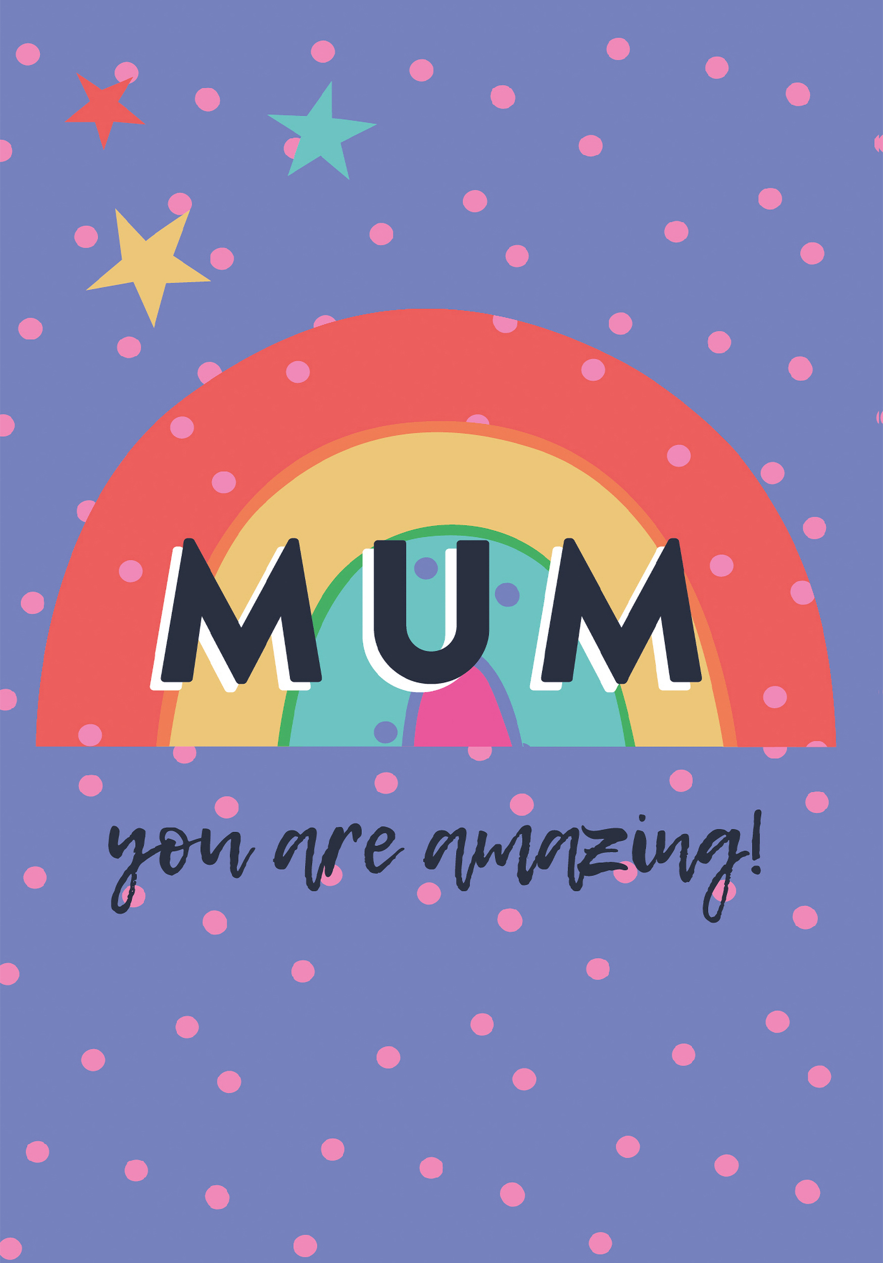 Photograph of Rainbow Mum Card