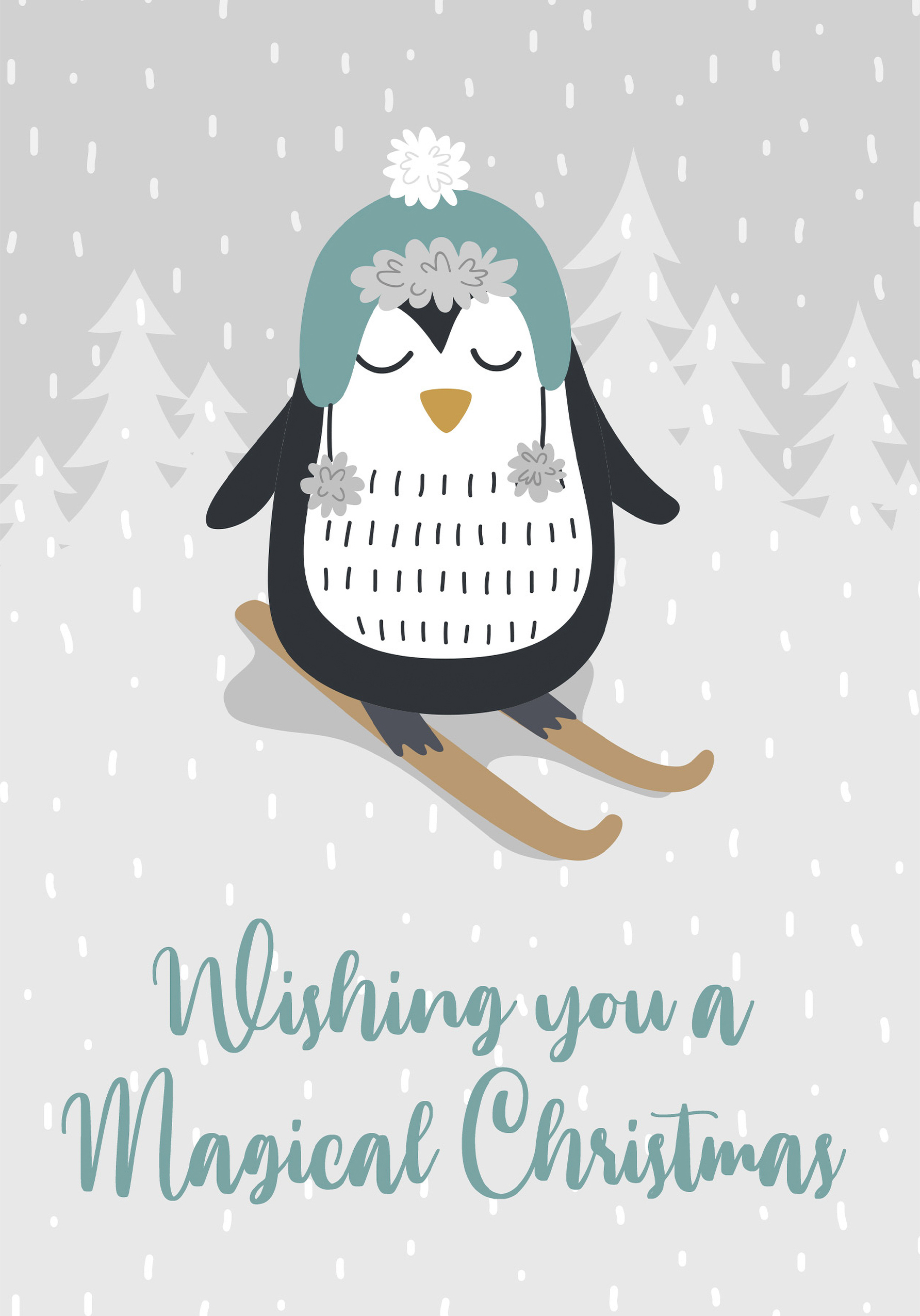 Photograph of Magical Penguin Card