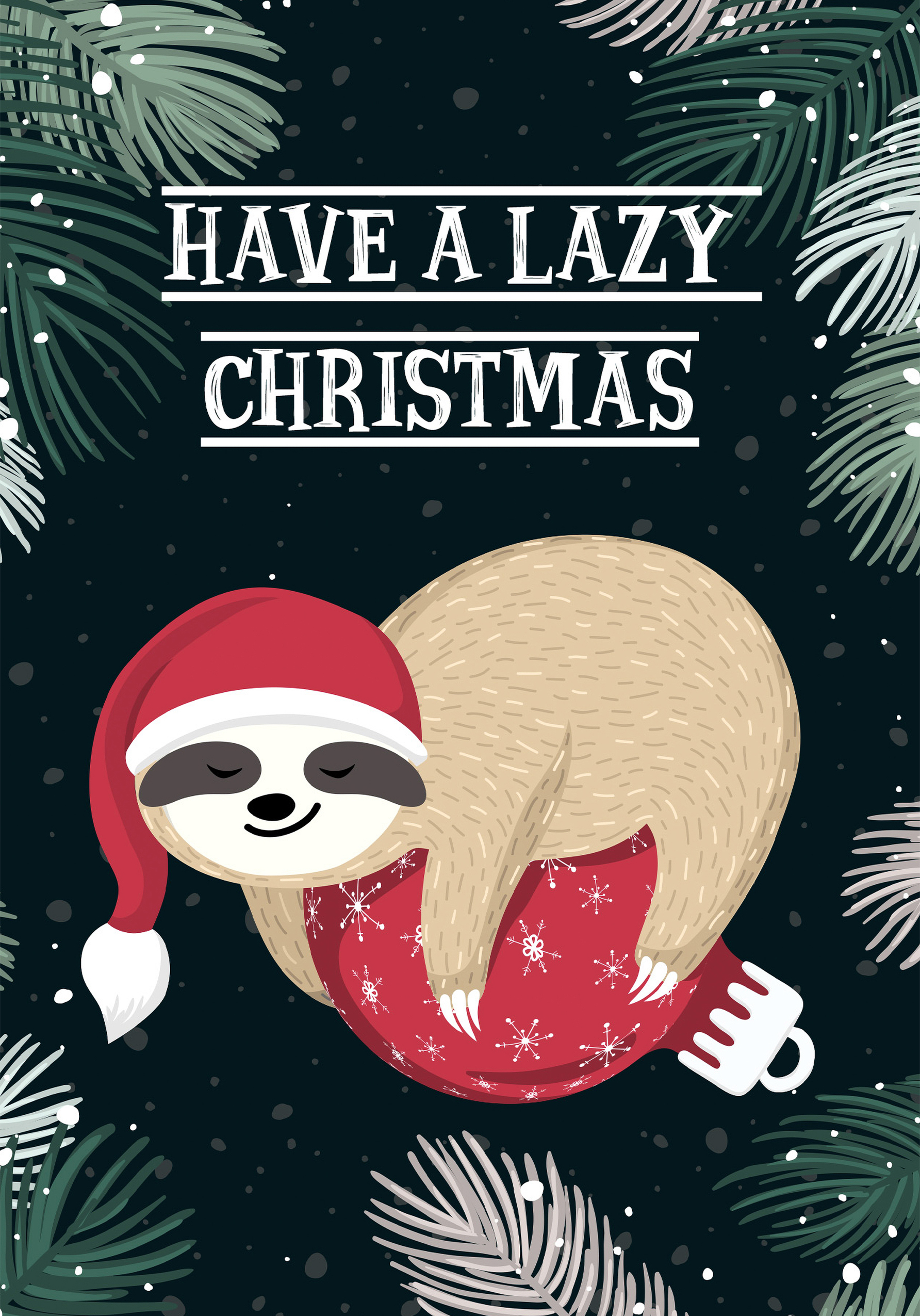 Photograph of A Lazy Christmas Card