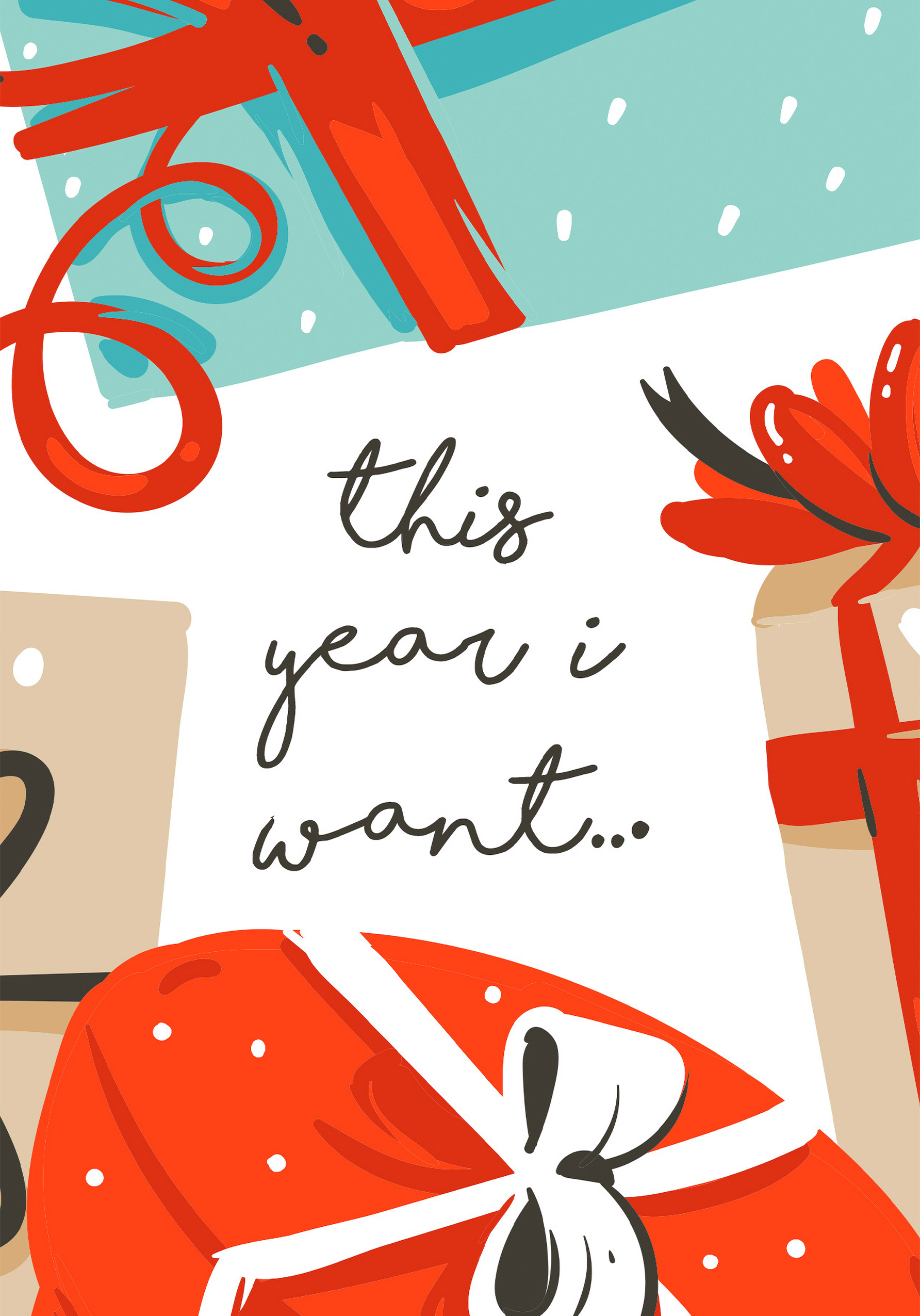Photograph of This Year I Want...
