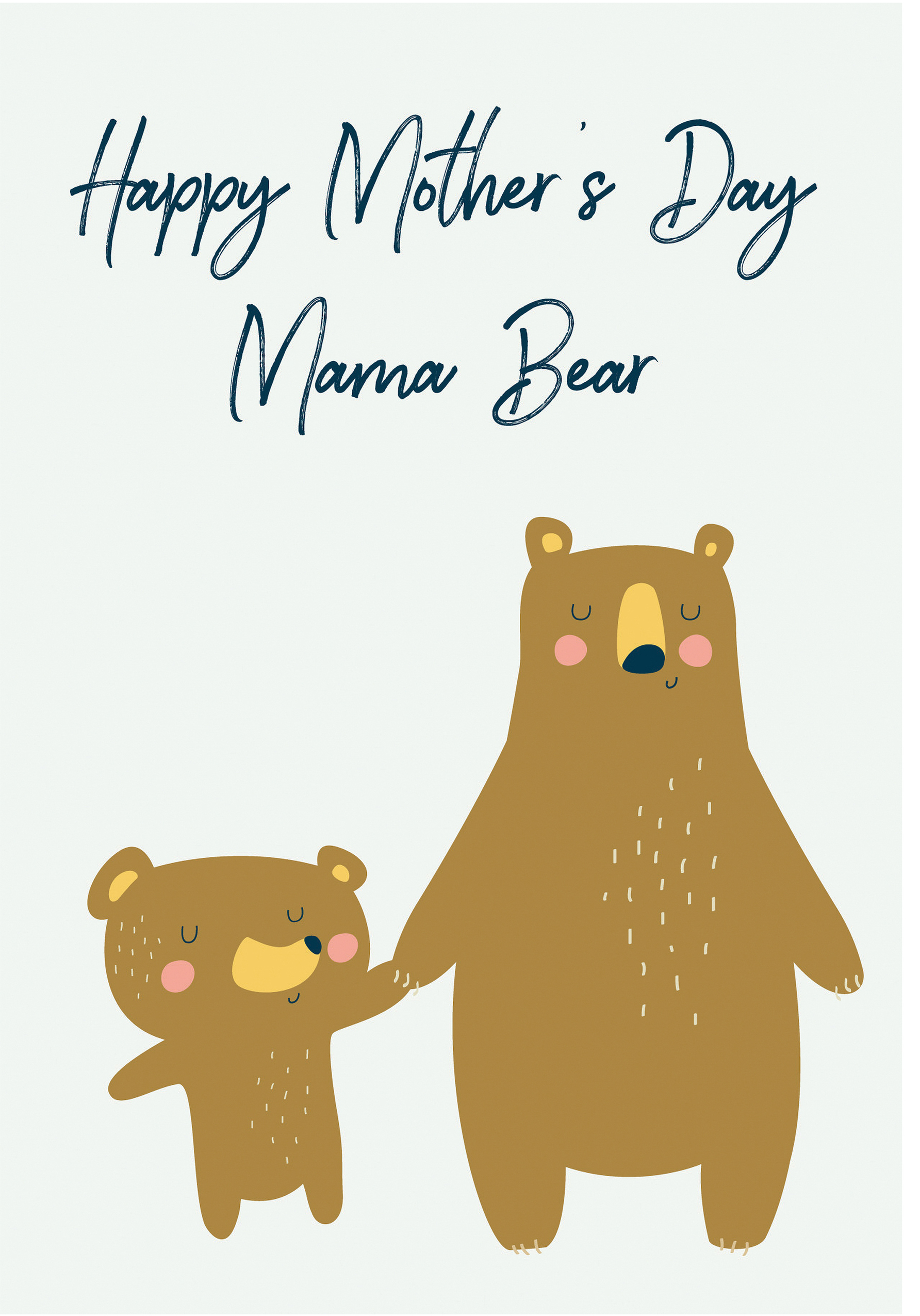 Happy Mother's Day Mama Bear, Greetings Cards Delivered