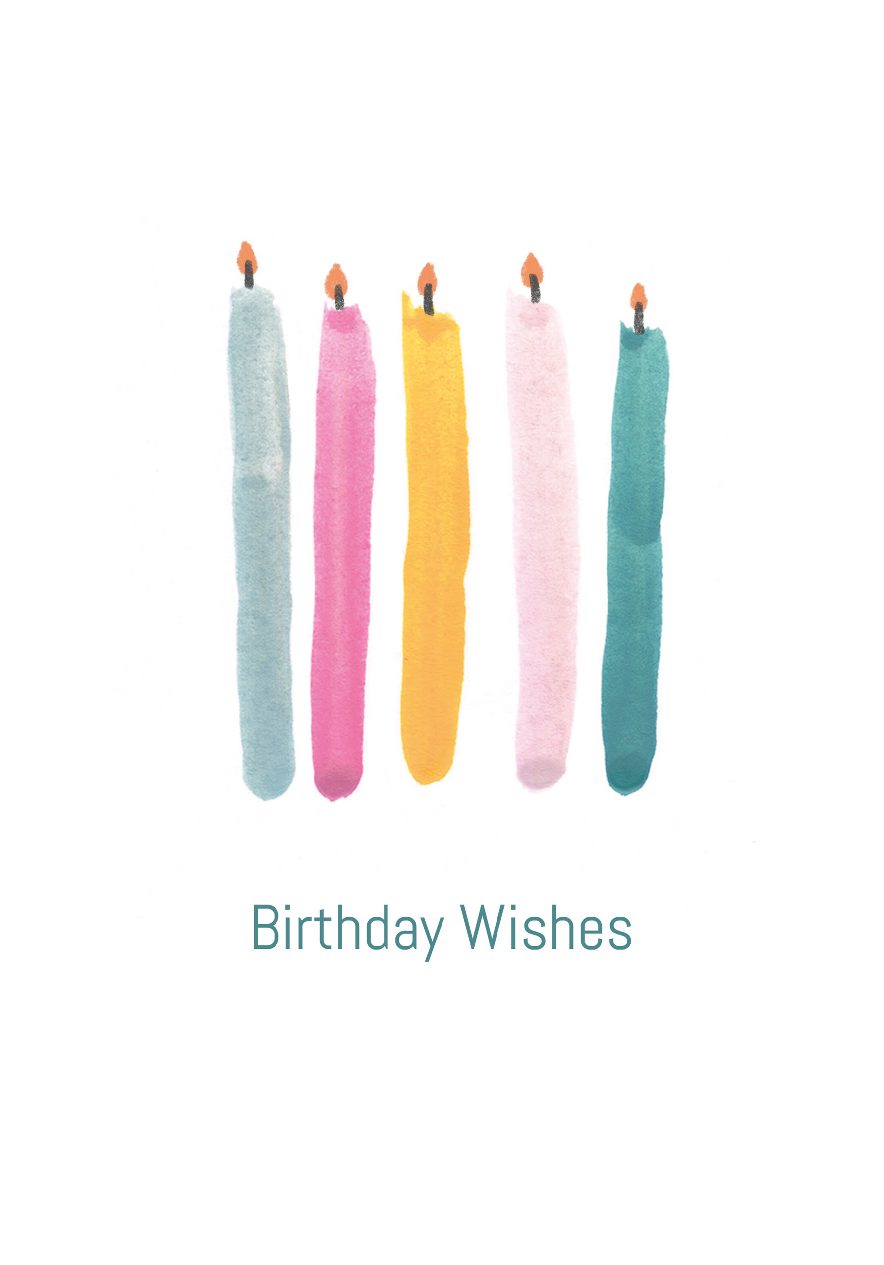 Photograph of Candles Birthday Wishes
