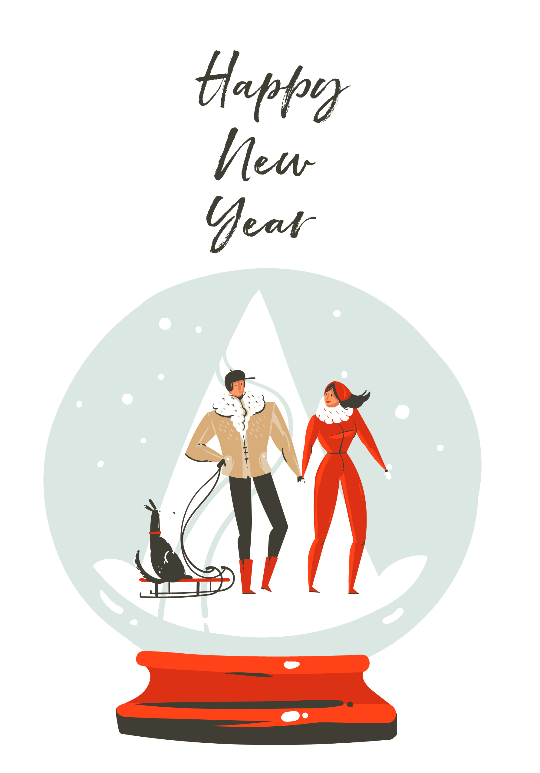 Photograph of New Year Snow
