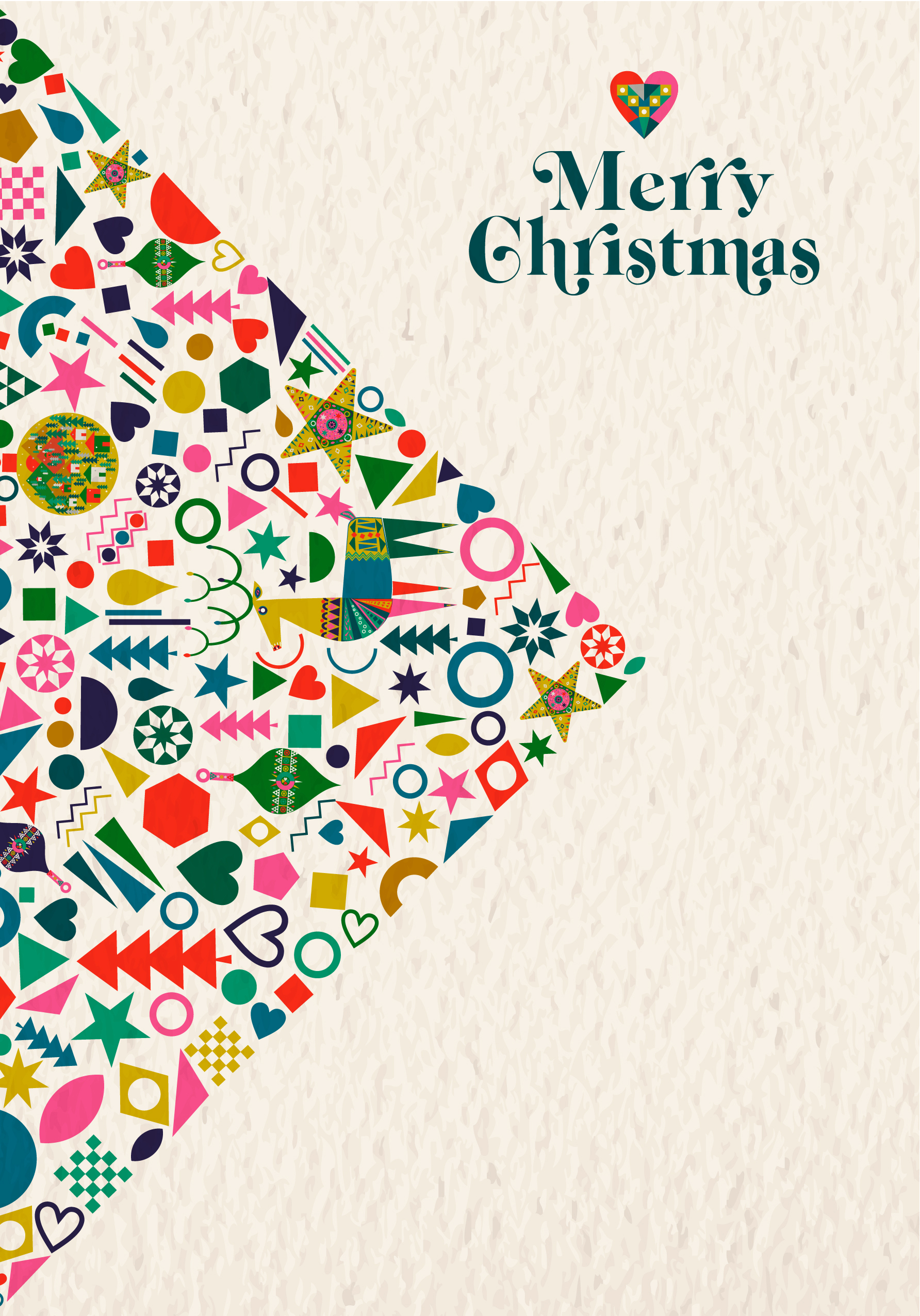 Photograph of Merry Christmas Pattern