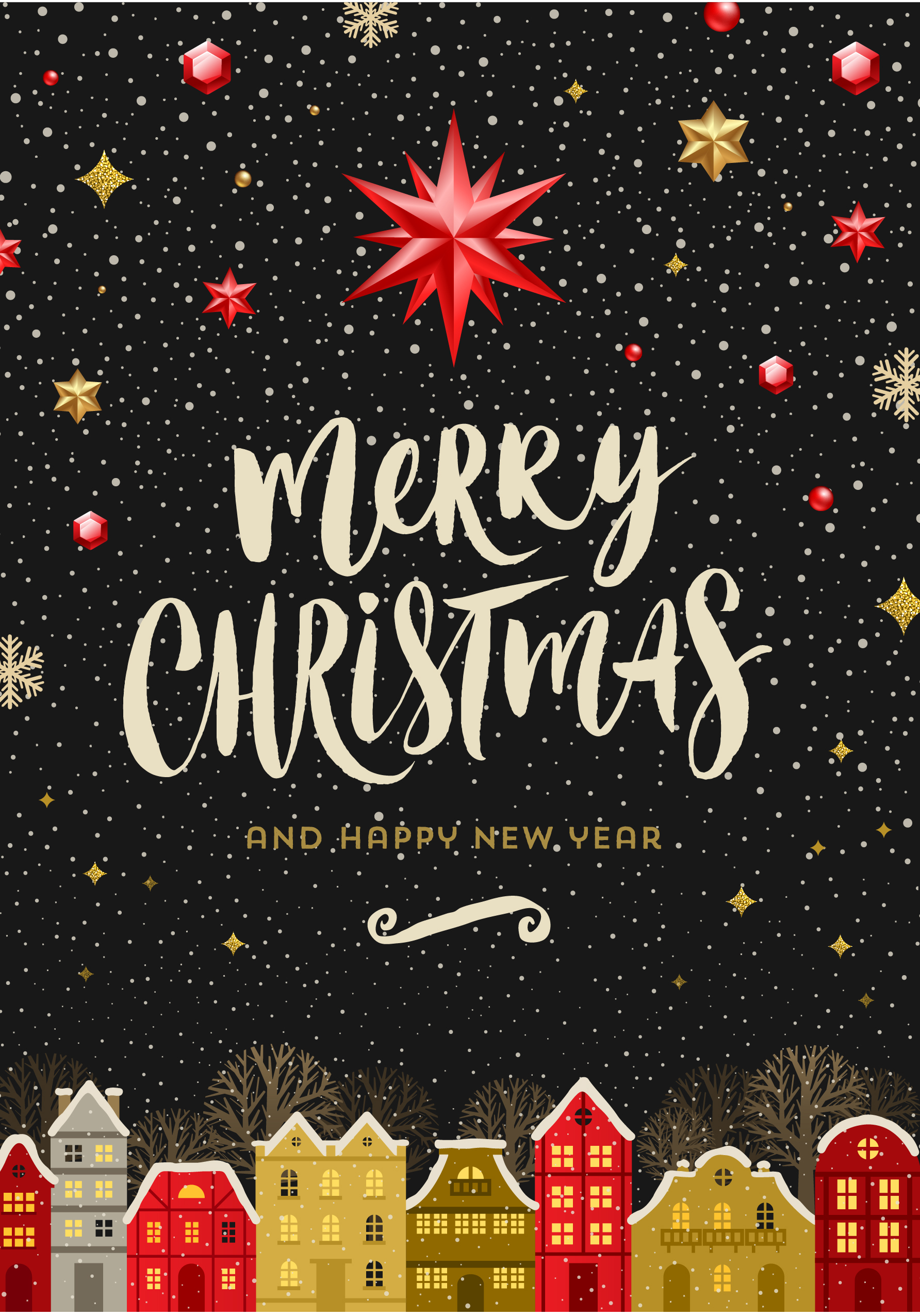 Photograph of Christmas Scene