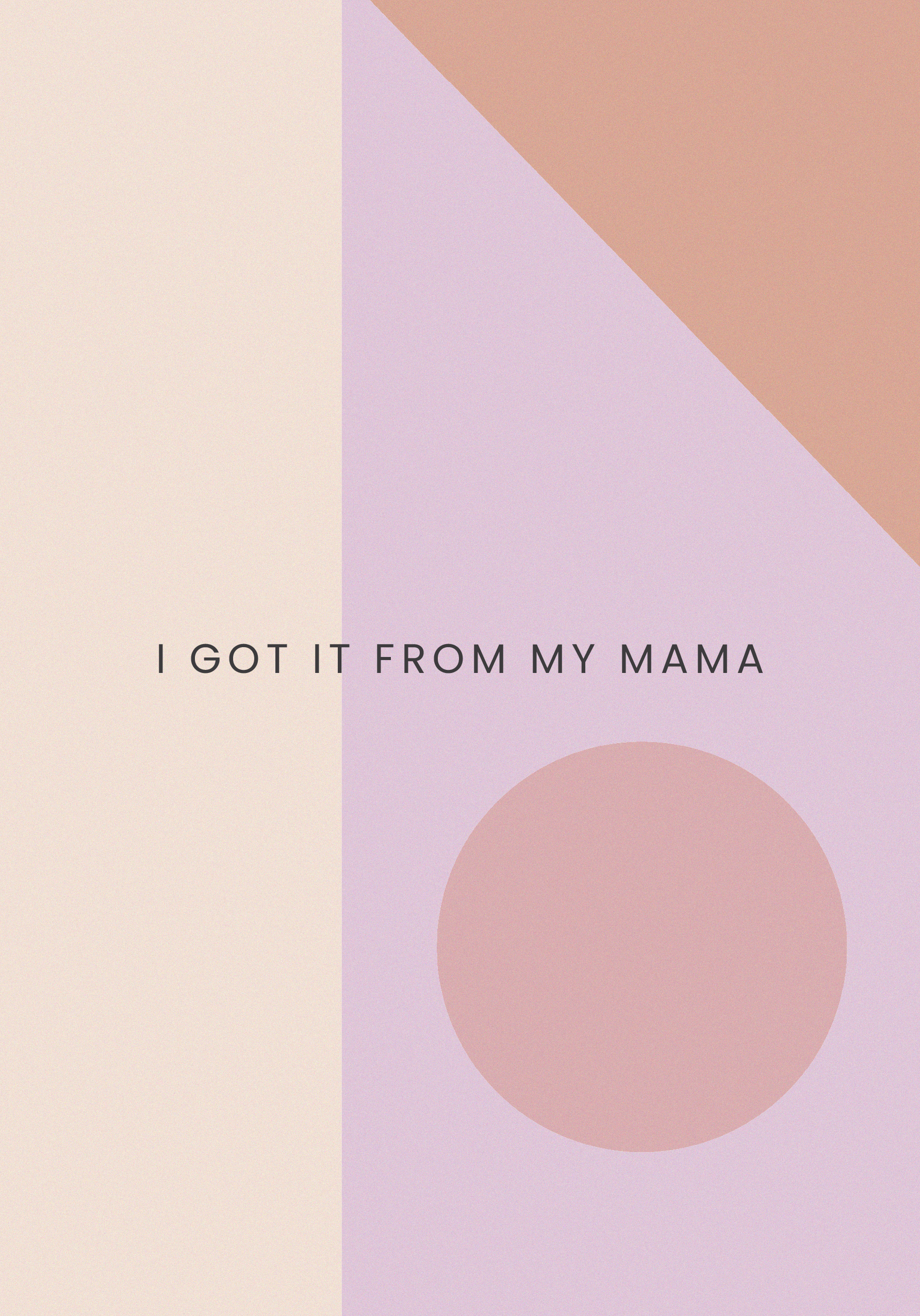Photograph of Geometric Shapes From My Mama