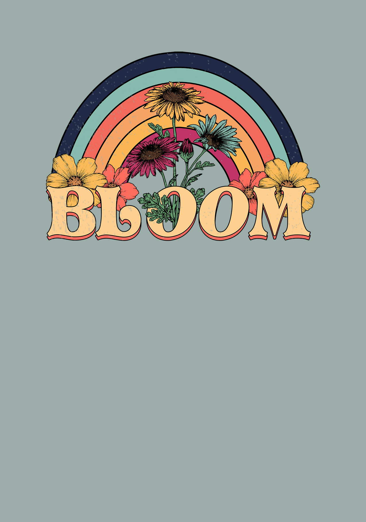 Photograph of Hippie Bloom Card