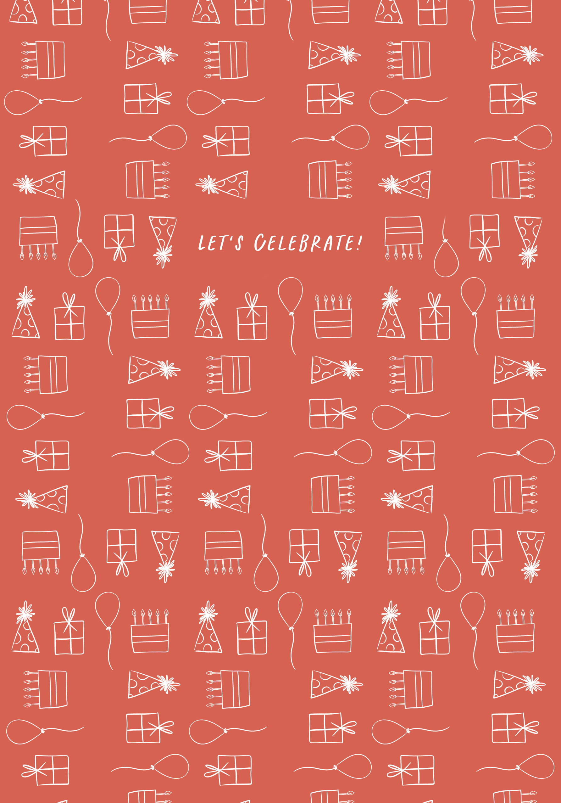 Photograph of Celebrate Birthday Party Pattern