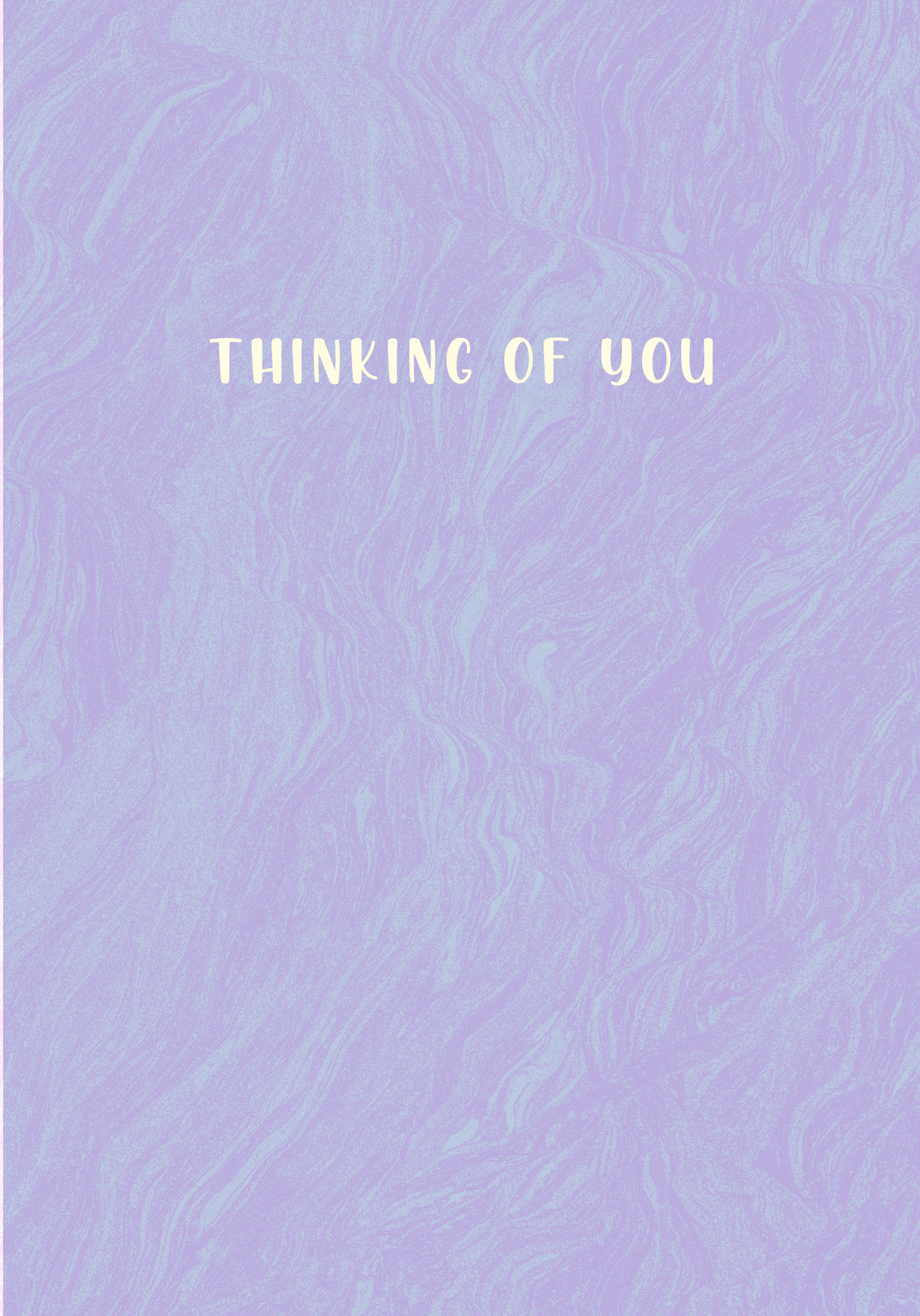 Photograph of Thinking Of You Marbling Card